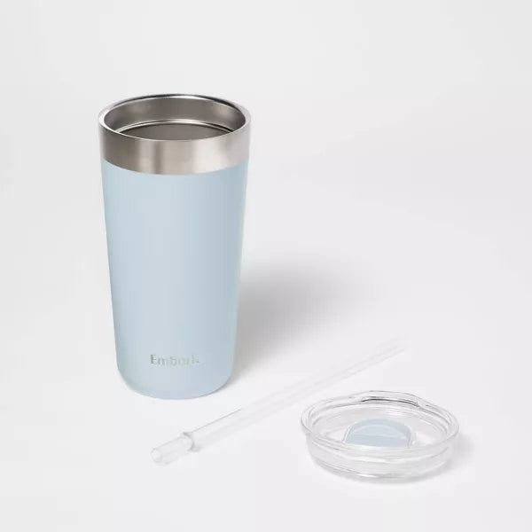 20oz Steel Straw Tumbler - Embark™