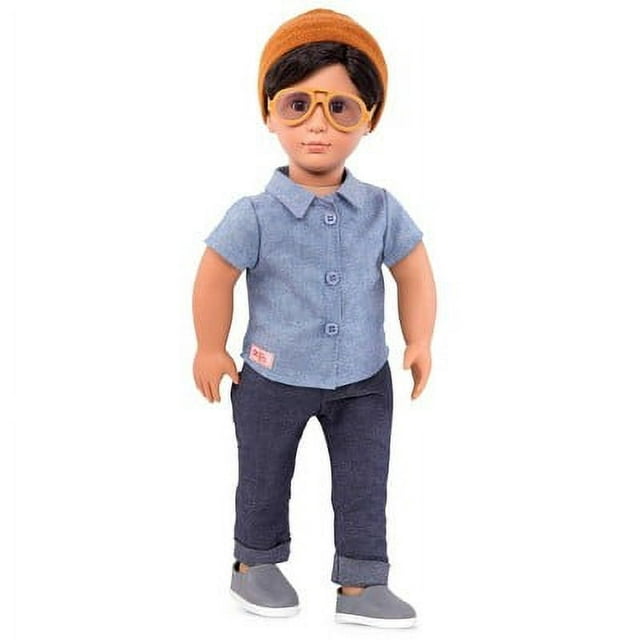 Our Generation 18 inch Boy Doll with Sunglasses Franco