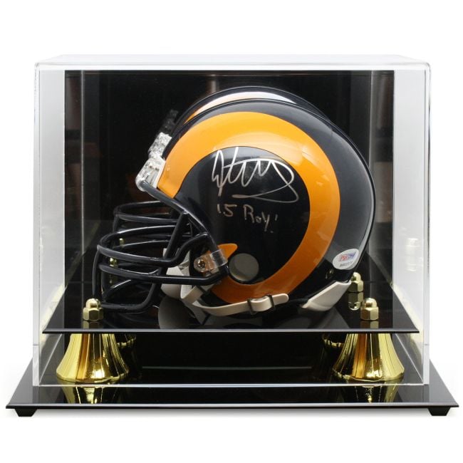 ACRYLIC MINI HELMET DISPLAY - WITH MIRROR