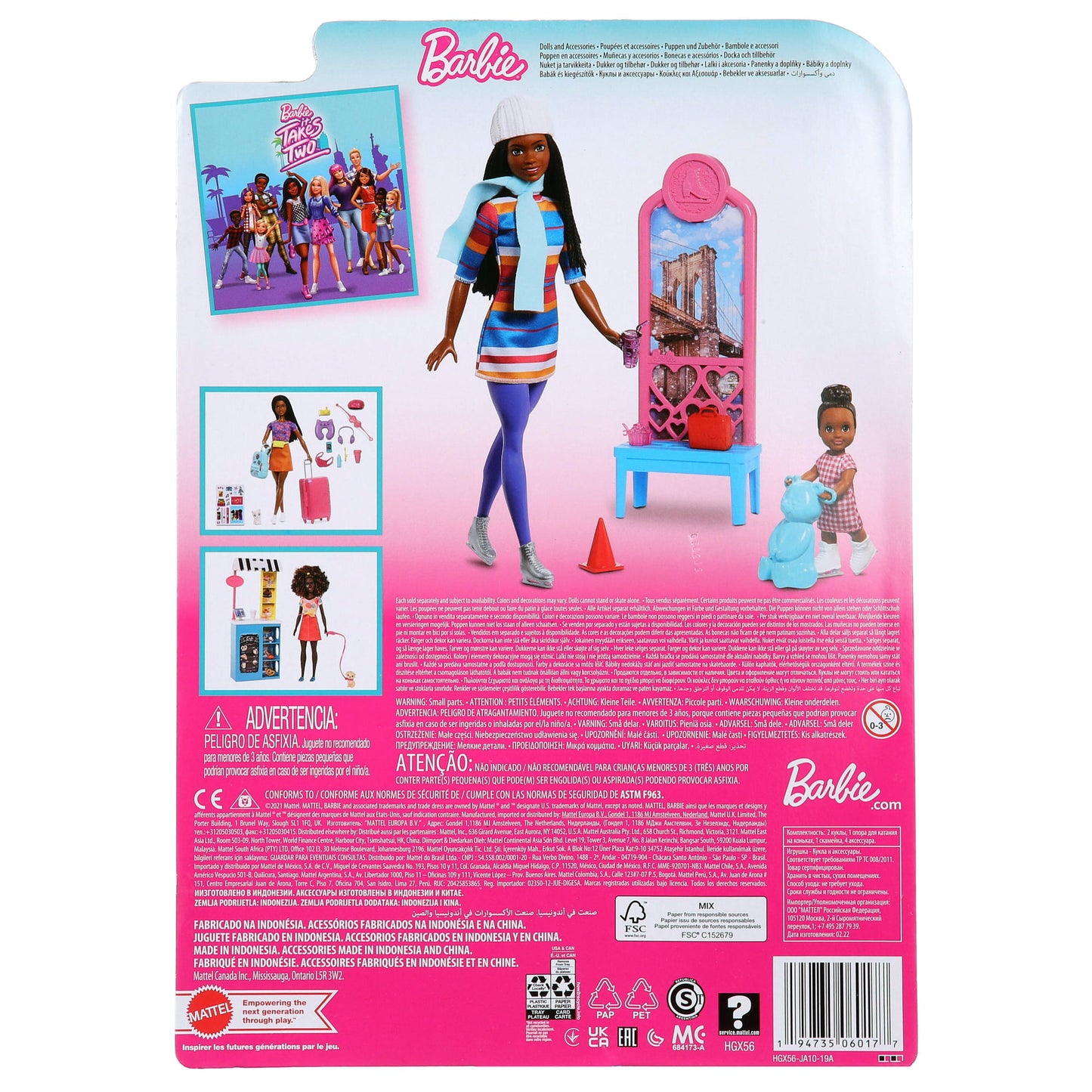 Barbie "Brooklyn" Roberts Ice Skating Playset