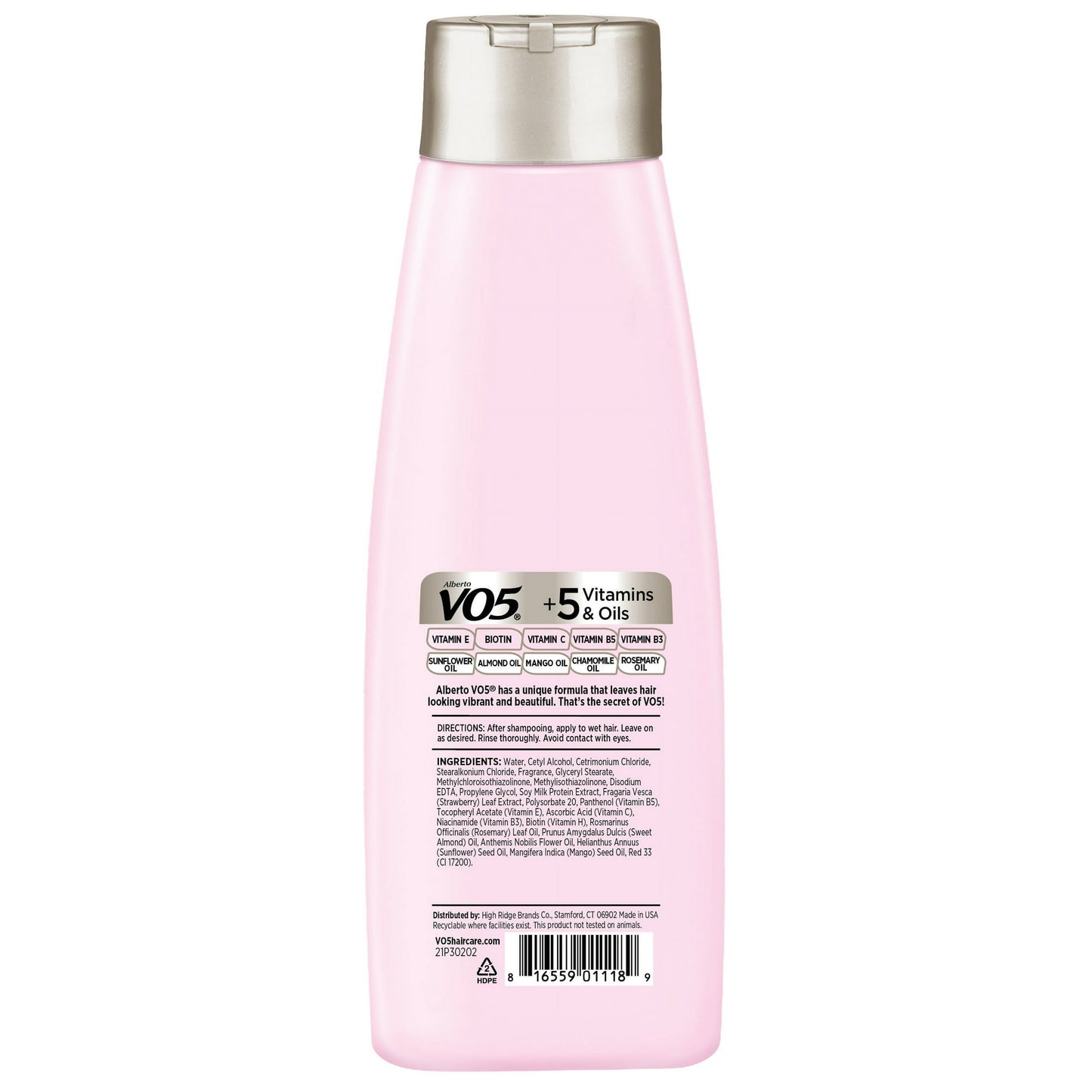 Alberto VO5 Conditioner, Moisturizing, Strawberries & Cream, Bonus Size - 15 Fl Oz