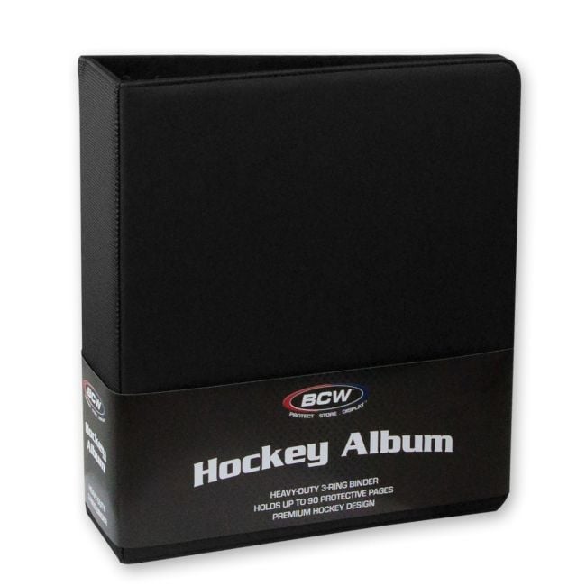 3" ALBUM - HOCKEY ALBUM - PREMIUM - BLACK
