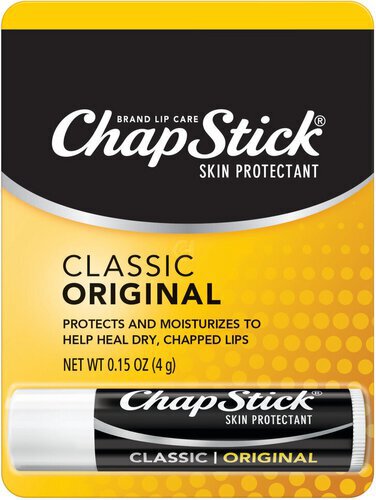 ChapStick Classic Original Lip Balm Tubes - 0.15 Oz (12 Blister Packs of One Each)