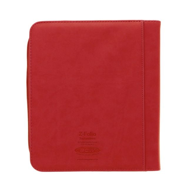 Z-Folio 4-Pocket LX Album - Toploaders - Red