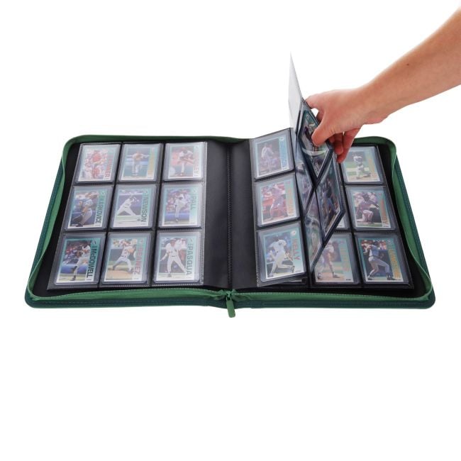 Z-Folio 9-Pocket LX Album - Toploaders - Green