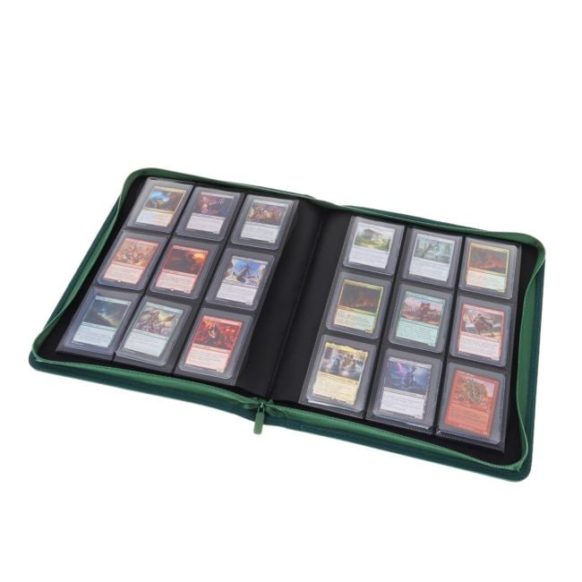 Z-Folio 9-Pocket LX Album - Toploaders - Green